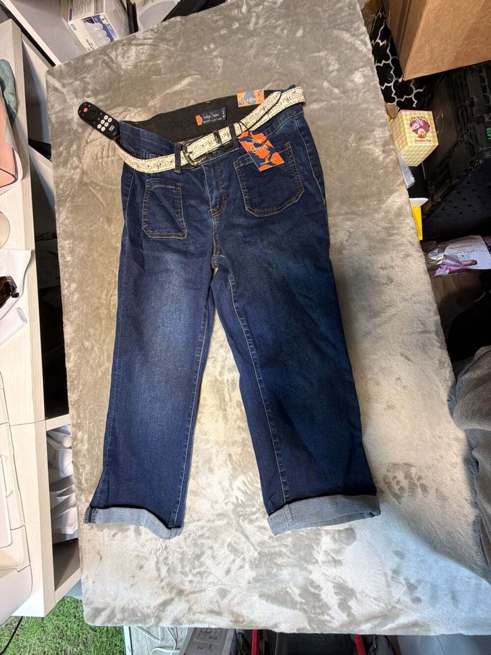 Indigo Poppy The Jordyn Capri Jean Size 10
